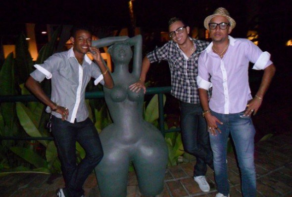 MC Sheldon, GG e Bôco - Foto Timoteo Timpin Pinto